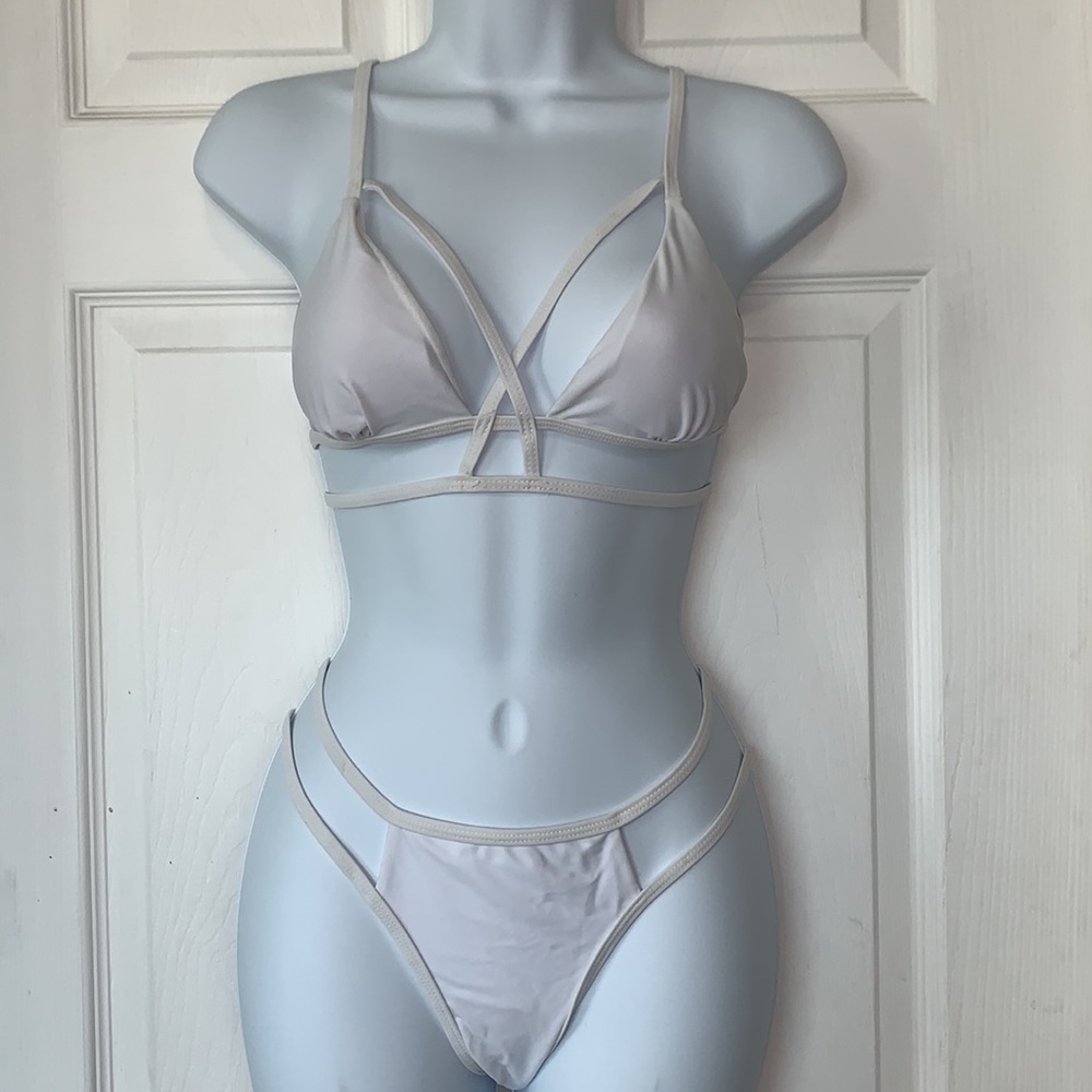 White bikini